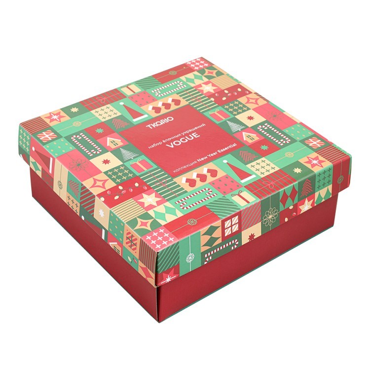 Набор ёлочных украшений vogue из коллекции new year essential, 5 шт. (79398)