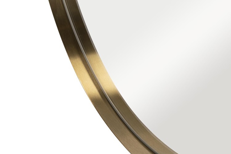 19-OA-6385 Зеркало овальное в мет. раме цвет золото 45*110*3,5см (TT-00004754)