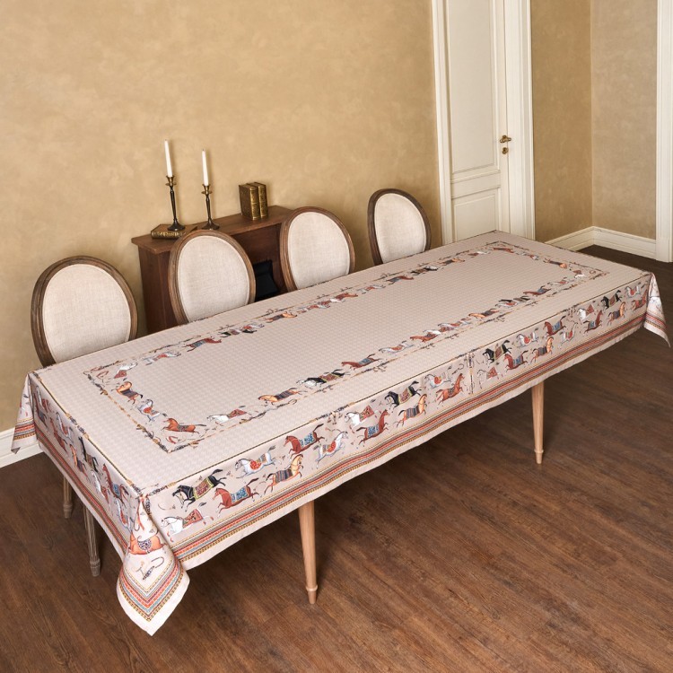 Скатерть "passage" 140х300см ,капучино,100% хлопок с пропиткой,твил Lefard (850-760-22) Скатерть "passage" 140х300см ,капучино,100% хлопок с пропиткой,твил Lefard (850-760-22)