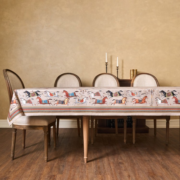 Скатерть "passage" 140х300см ,капучино,100% хлопок с пропиткой,твил Lefard (850-760-22)