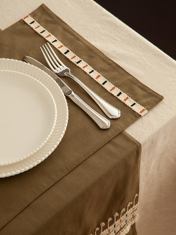 Салфетка под приборы nomad grid из коллекции ethnic, 33х48 см (79776)