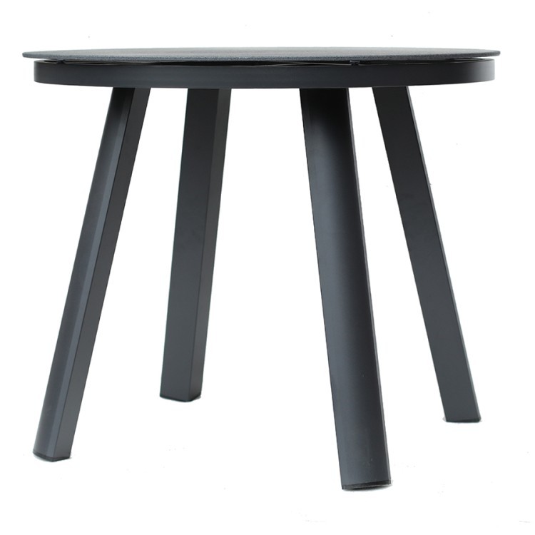 Стол обеденный leif, D90 см, темно-серый (75810)