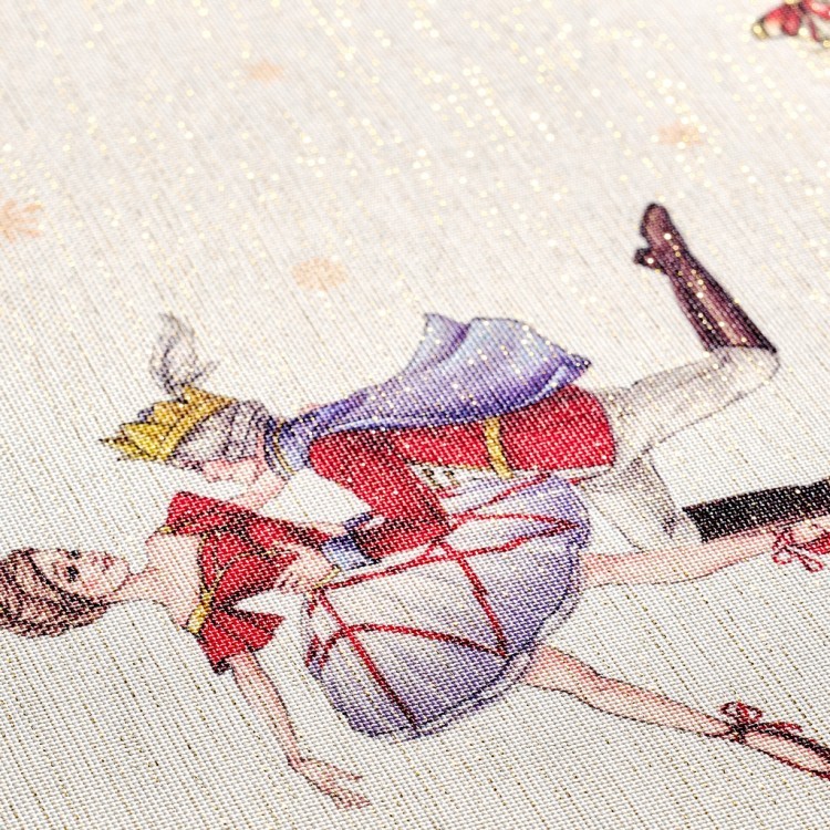 Скатерть  d220 cm круглая, "щелкунчик" цвет: бежевый, tm lefard, полиэстер 100% Lefard (986-002-26)