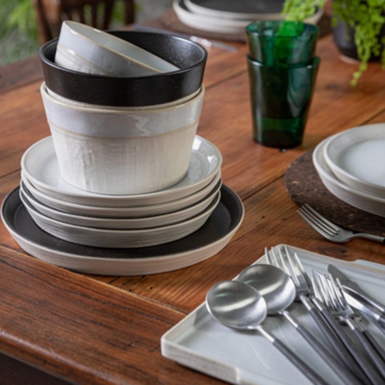 Тарелка NRQ221-LTB(NRQ221-00119A), керамика, LATTITUDE BLACK, Costa Nova