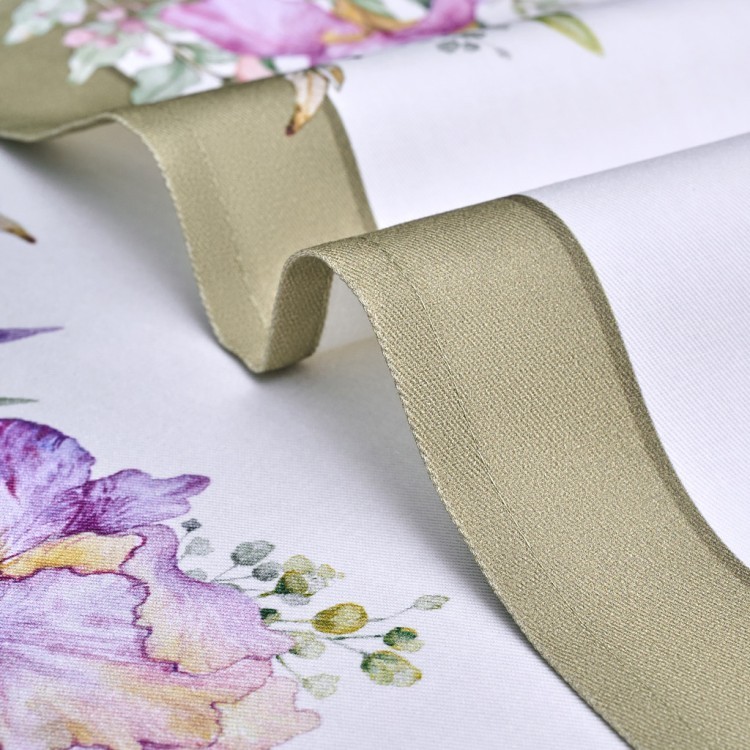 Набор салфеток из 2-х шт "ирисы",40х40см, 100% хлопок,белый,твил, Lefard (850-743-8)