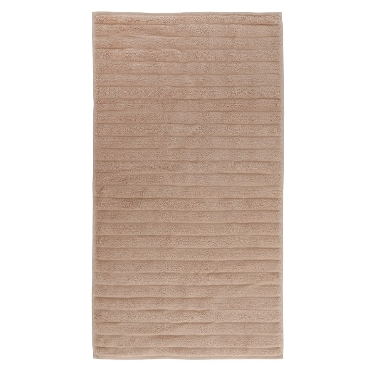 Полотенце для рук waves бежевого цвета из коллекции essential, 50х90 см (70641)