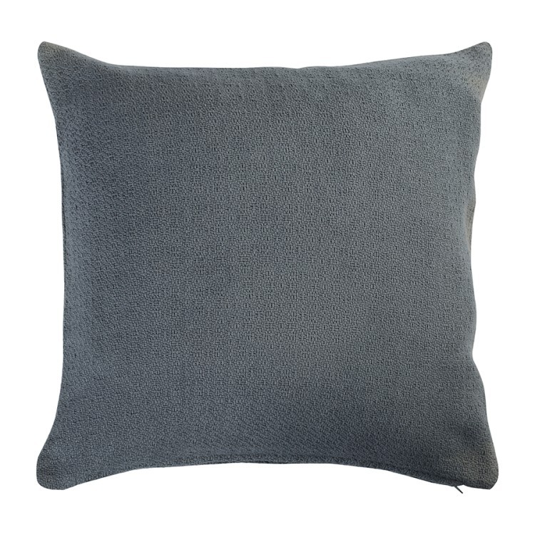 Подушка декоративная из хлопка фактурного плетения темно-серого цвета из коллекции essential, 45х45 (66022)