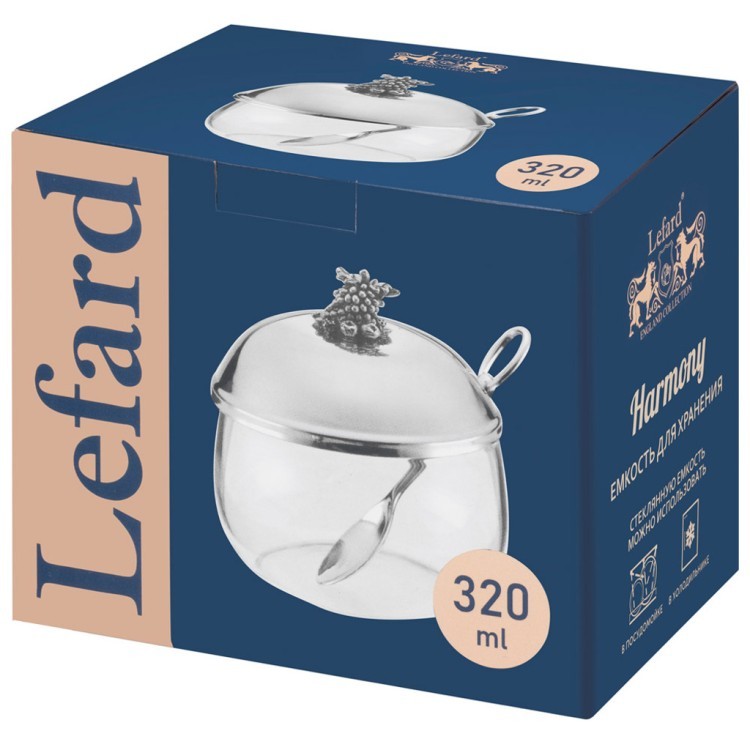 Емкость для хранения lefard серия "harmony" 320мл с ложкой Lefard (920-114)