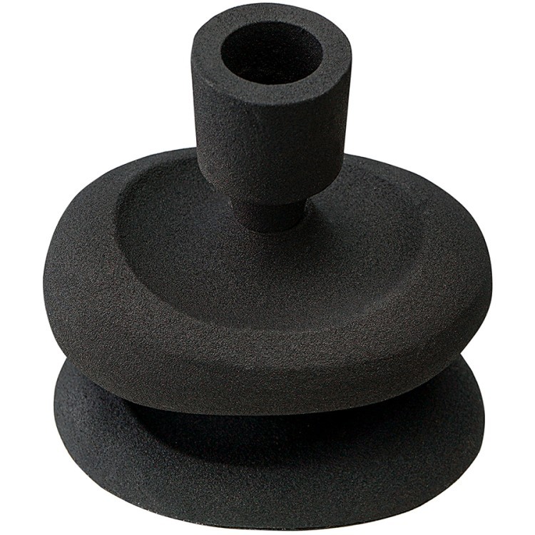 Подсвечник vivlend, 12 см, черный (76297)