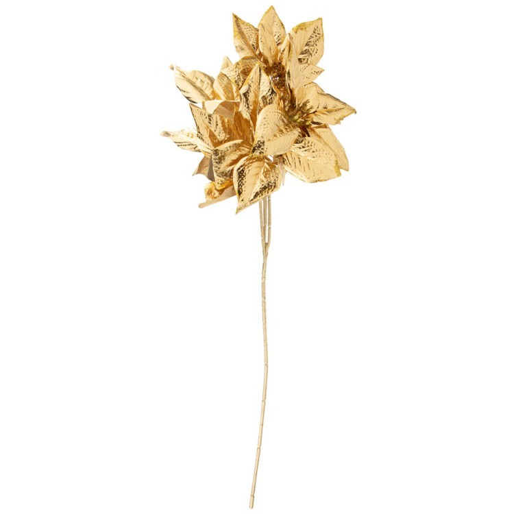Цветок искусственный "пуанстеия" длина=63 см Lefard (535-312)