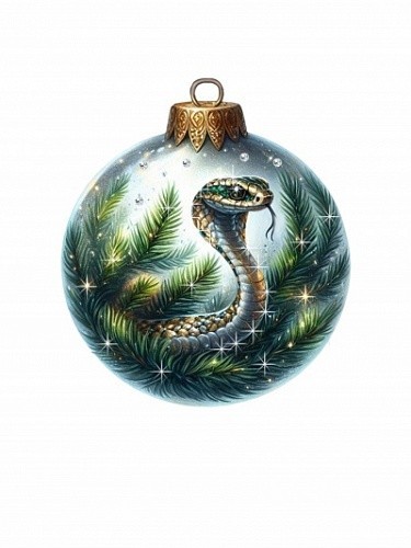 Новогодний шар Блеск с кристаллами Swarovski (3134)