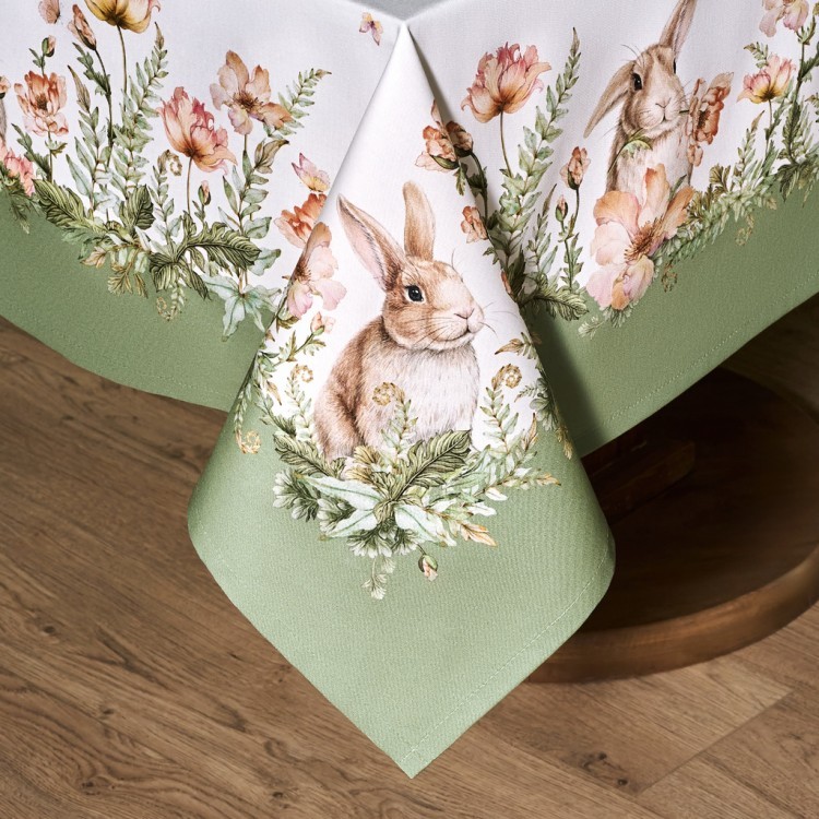 Скатерть "sense" 160х220см ,зеленый 100%хлопок, твил с пропиткой Lefard (850-753-21)