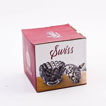 Сахарница SWISS, диам.10см., емк. 340 мл. (509-30290509) Сахарница SWISS, диам.10см., емк. 340 мл. (509-30290509)