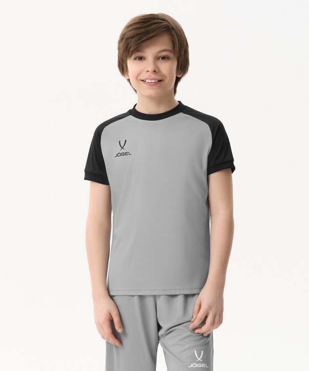 Футболка игровая JÖGEL CAMP Reglan Jersey, серый, детский (2120997)