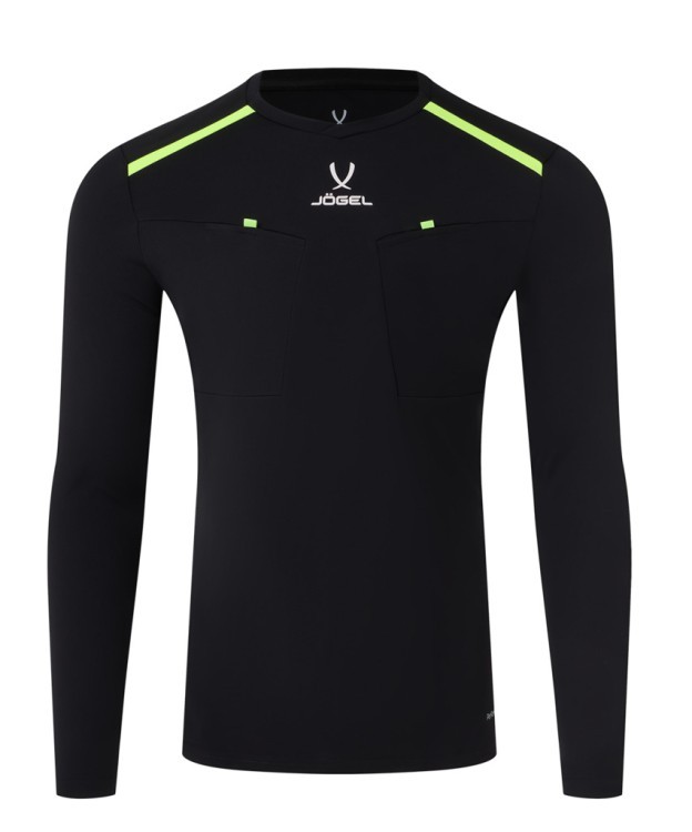 Футболка судейская с длинным рукавом JÖGEL DIVISION PerFormDRY Referee LS Tee, черный (2123322)