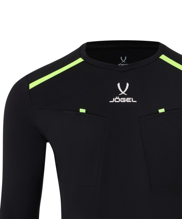 Футболка судейская с длинным рукавом JÖGEL DIVISION PerFormDRY Referee LS Tee, черный (2123322)