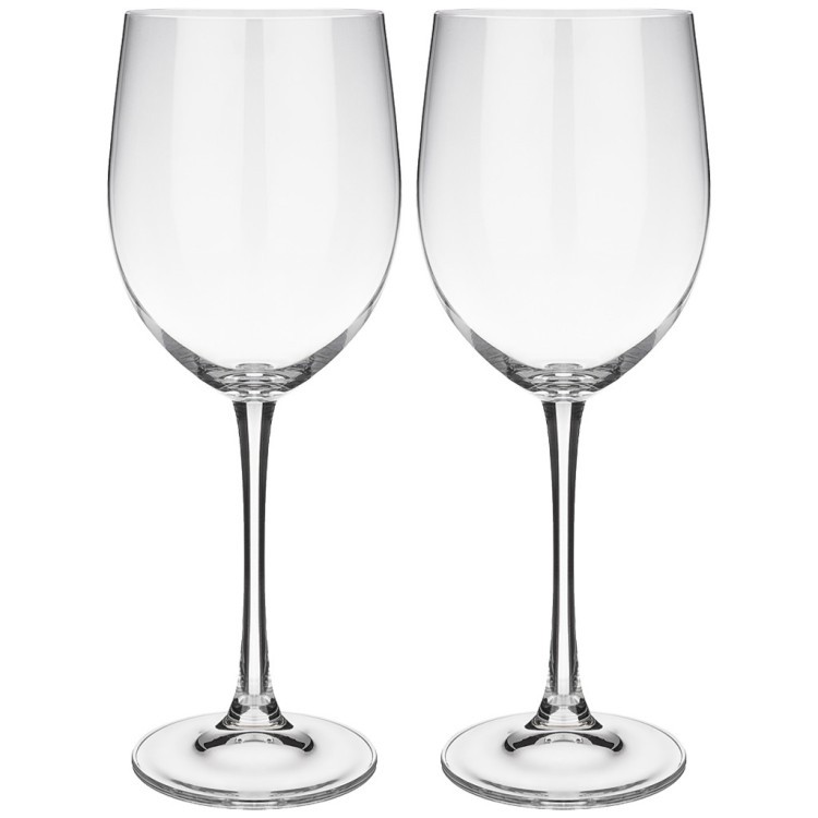 Набор бокалов для вина 700мл из 2 штук "vintage" высота 26,5 см Bohemia Crystal (674-757)