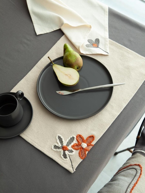 Салфетка под приборы stone flowers из коллекции ethnic, 33х48 см (79777)