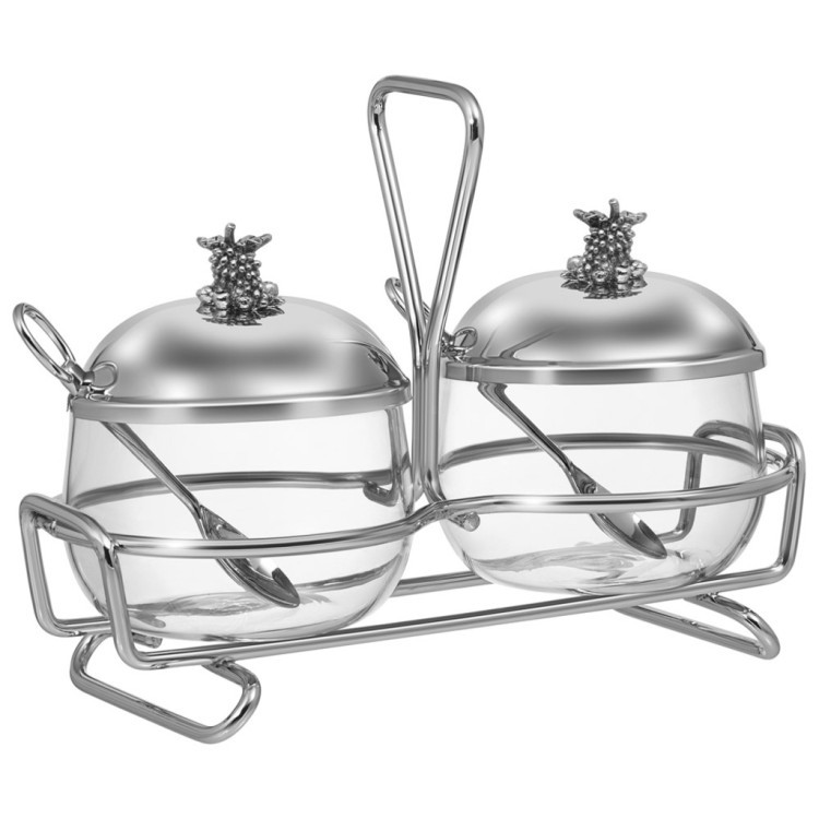 Емкость для хранения двойная lefard серия "harmony" 320мл/320мл с ложками Lefard (920-115)