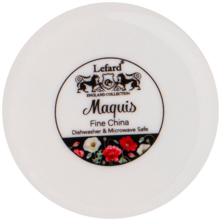 Набор тарелок закусочных "маки" 2 шт. 20,5 см черный Lefard (104-767)