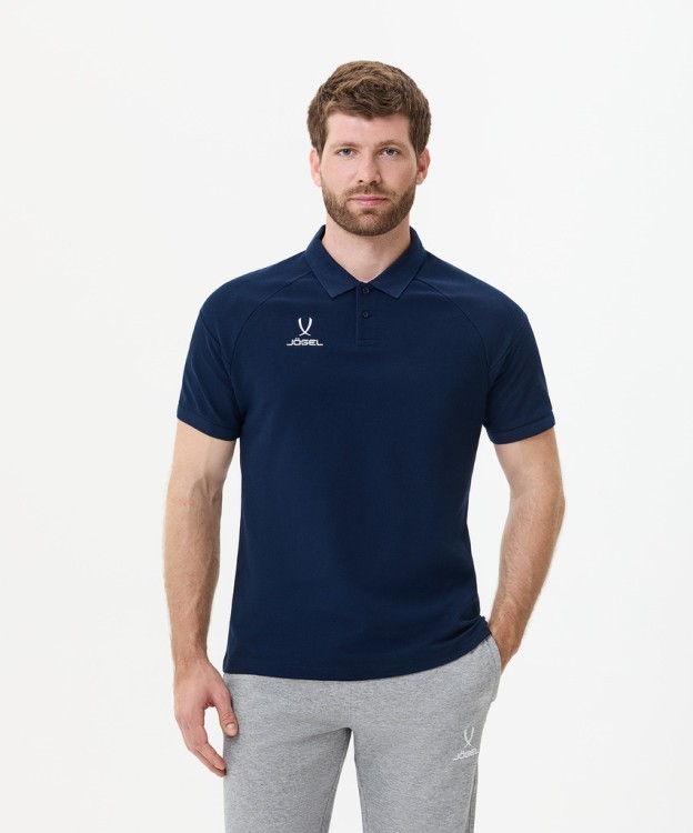 Поло JÖGEL CAMP 2 CVC Polo, темно-синий (2114356)