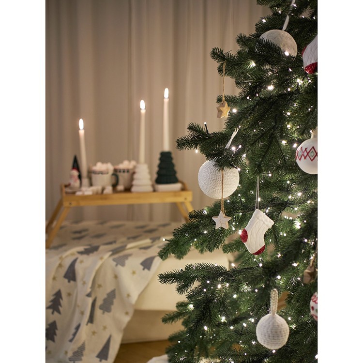 Набор ёлочных украшений fluffy white из коллекции new year essential, 3 шт. (78333) Набор ёлочных украшений fluffy white из коллекции new year essential, 3 шт. (78333)