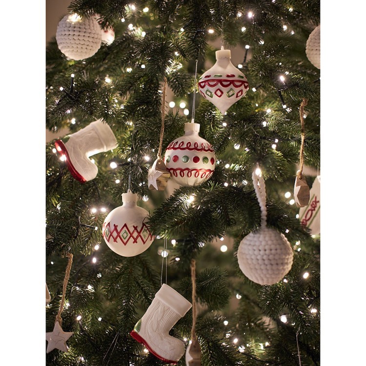 Набор ёлочных украшений fluffy white из коллекции new year essential, 3 шт. (78333) Набор ёлочных украшений fluffy white из коллекции new year essential, 3 шт. (78333)