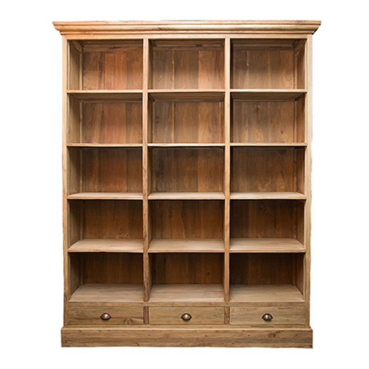 Шкаф Санто BCS3S-TN, массив тикового дерева, Rustic 3/Natural, ROOMERS FURNITURE Шкаф Санто BCS3S-TN, массив тикового дерева, Rustic 3/Natural, ROOMERS FURNITURE