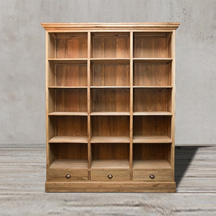 Шкаф Санто BCS3S-TN, массив тикового дерева, Rustic 3/Natural, ROOMERS FURNITURE Шкаф Санто BCS3S-TN, массив тикового дерева, Rustic 3/Natural, ROOMERS FURNITURE