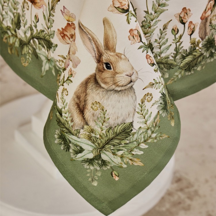 Скатерть "sense" 110х145см ,зеленый, твил100% хлопок с пропиткой Lefard (850-753-20)