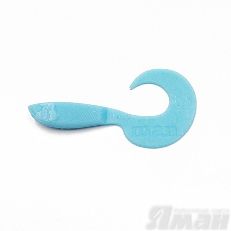Твистер Yaman Mermaid Tail, 3" цвет 12 - Menthol, 10 шт Y-MT3-12 (74281)