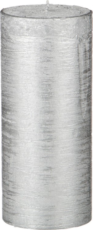 Свеча 20/7 см. серебрянная Adpal (348-532)