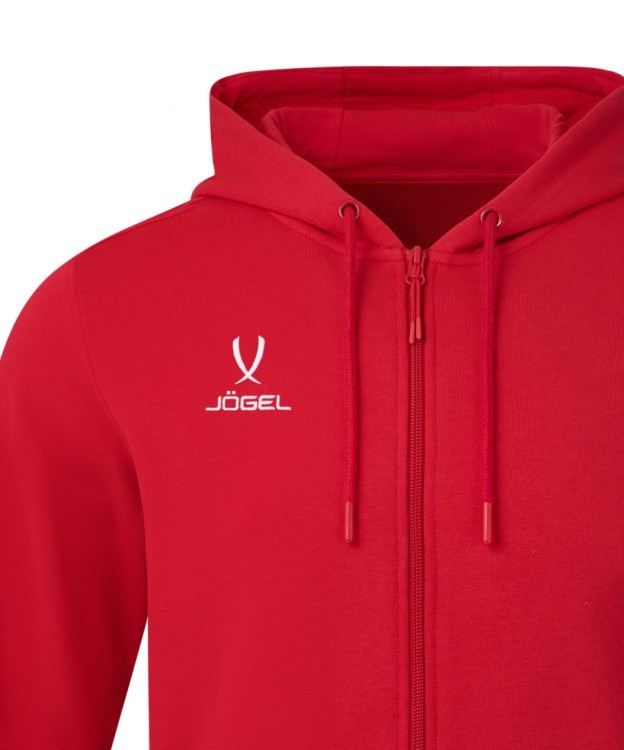 Флисовое худи на молнии ESSENTIAL Cotton Fleece FZ Hoodie, красный, детский (2122122) Флисовое худи на молнии ESSENTIAL Cotton Fleece FZ Hoodie, красный, детский (2122122)
