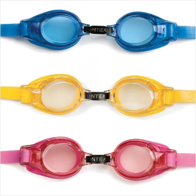 Очки для плавания детские 3-8 лет Intex Юниор 55601 цвет в ассортименте (71607)