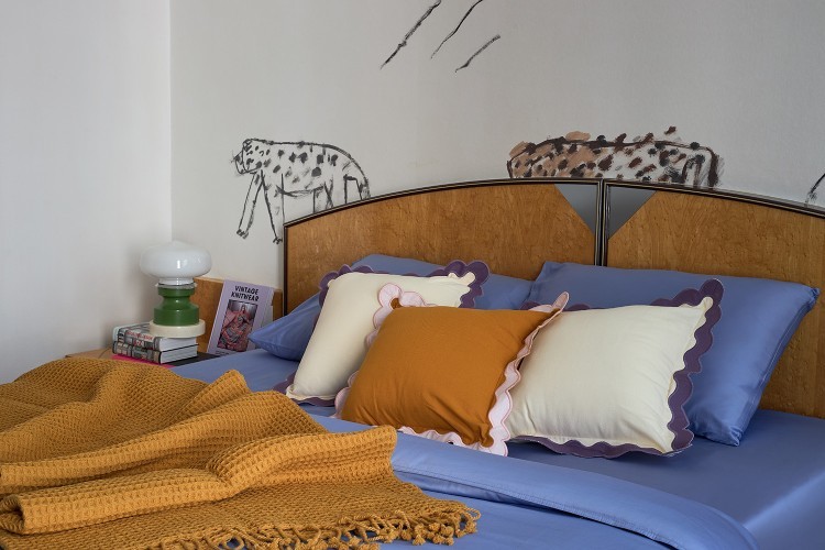 Плед из шерсти цвета охры из коллекции essential, 130х180 см (77088)