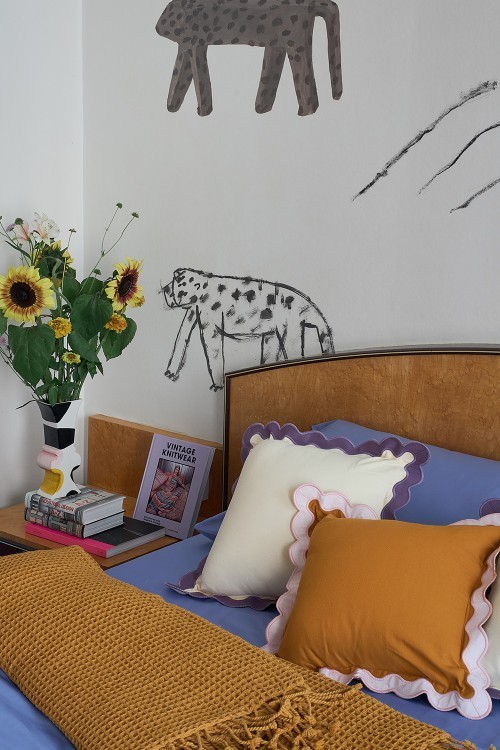 Плед из шерсти цвета охры из коллекции essential, 130х180 см (77088)