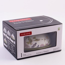 Масленка с крышкой 2пр Розовый сад доломит LR (60258)