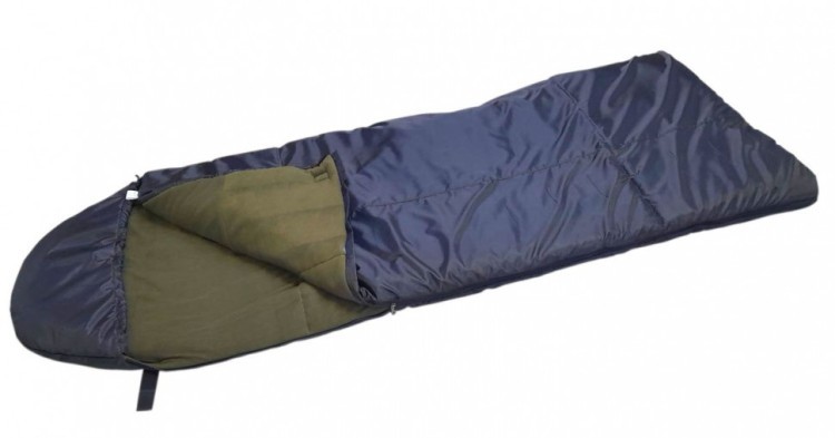 Спальный мешок с капюшоном Следопыт 190+35х90 см цвет в ассортименте PF-SB-43 (88546)