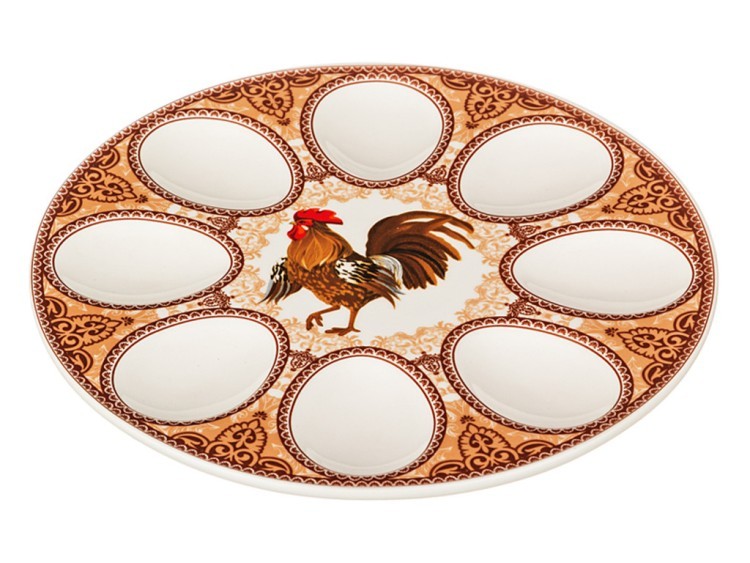 Тарелка для яиц "петух" диаметр=20 см. Lefard (388-470)