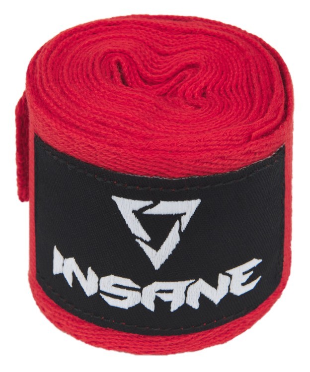 Бинт боксерки Insane CRUSHER, хлопок, красный, 2,5 м (2114216) Бинт боксерки Insane CRUSHER, хлопок, красный, 2,5 м (2114216)