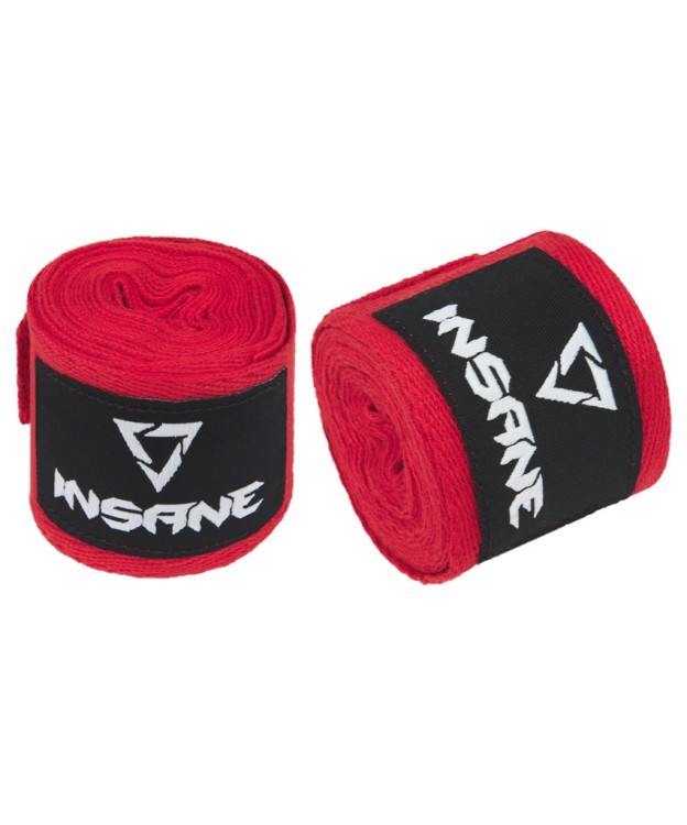 Бинт боксерки Insane CRUSHER, хлопок, красный, 2,5 м (2114216) Бинт боксерки Insane CRUSHER, хлопок, красный, 2,5 м (2114216)