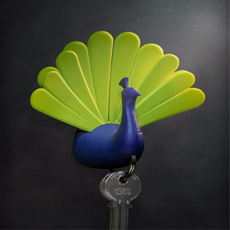 Ключница peacock, синяя/зеленая (74973)