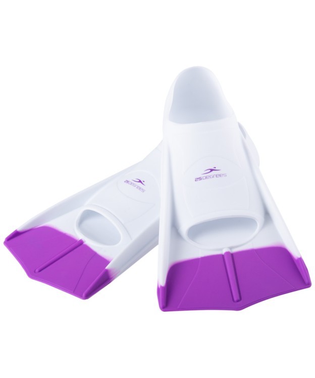 Ласты тренировочные 25DEGREES Pooljet White/Purple, XXS (2107322)