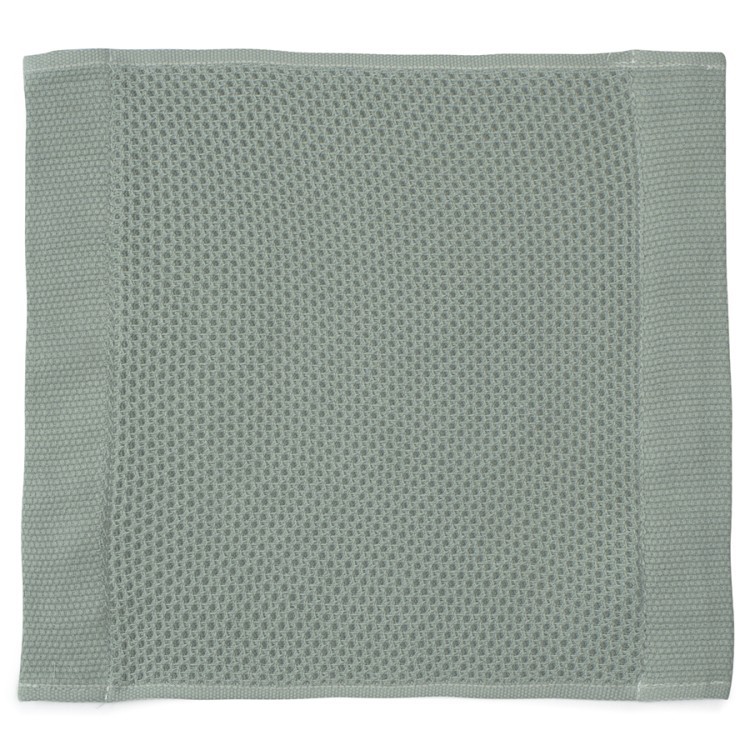 Полотенце для лица вафельное цвета шалфея из коллекции essential, 30х30 см (76715)
