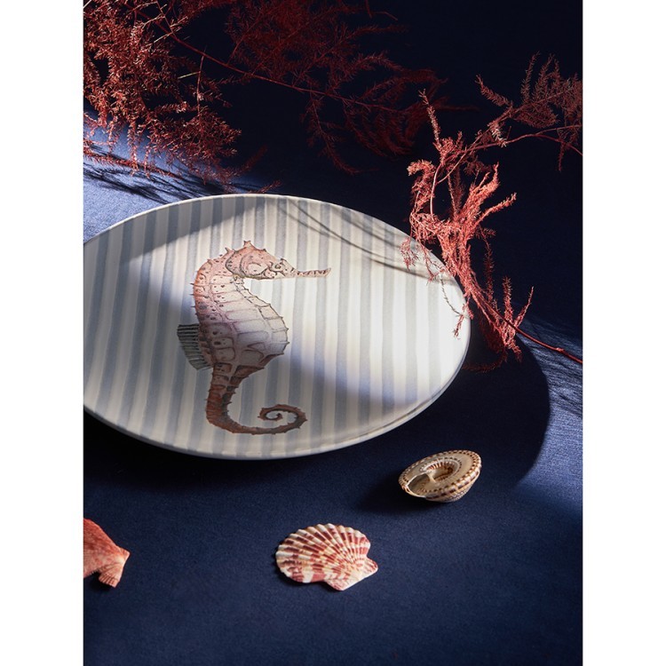 Набор из четырех тарелок aquarium из коллекции sea treasures, D21,5 см (78071)