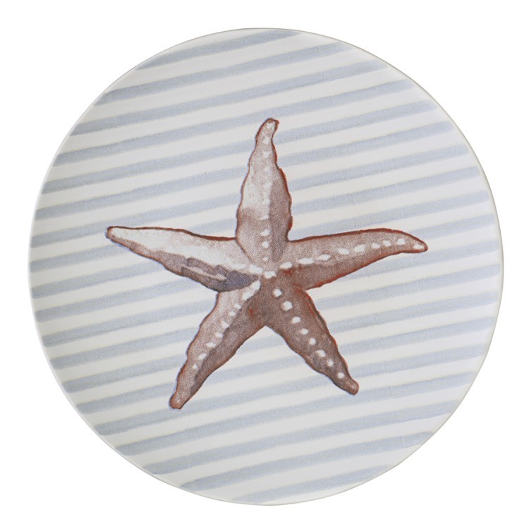 Набор из четырех тарелок aquarium из коллекции sea treasures, D21,5 см (78071)