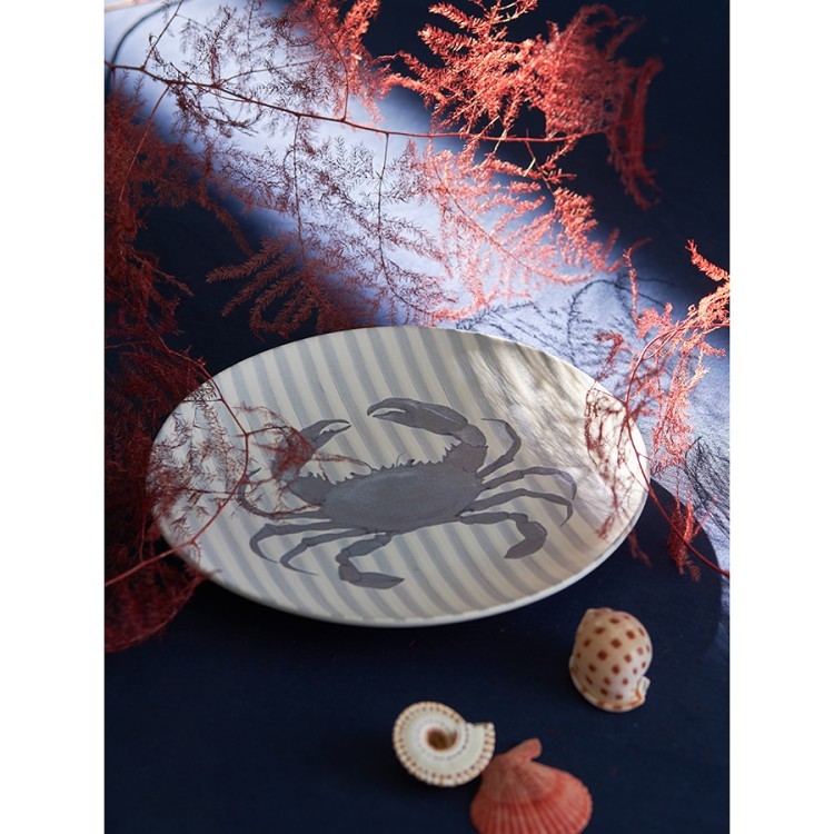 Набор из четырех тарелок aquarium из коллекции sea treasures, D21,5 см (78071)