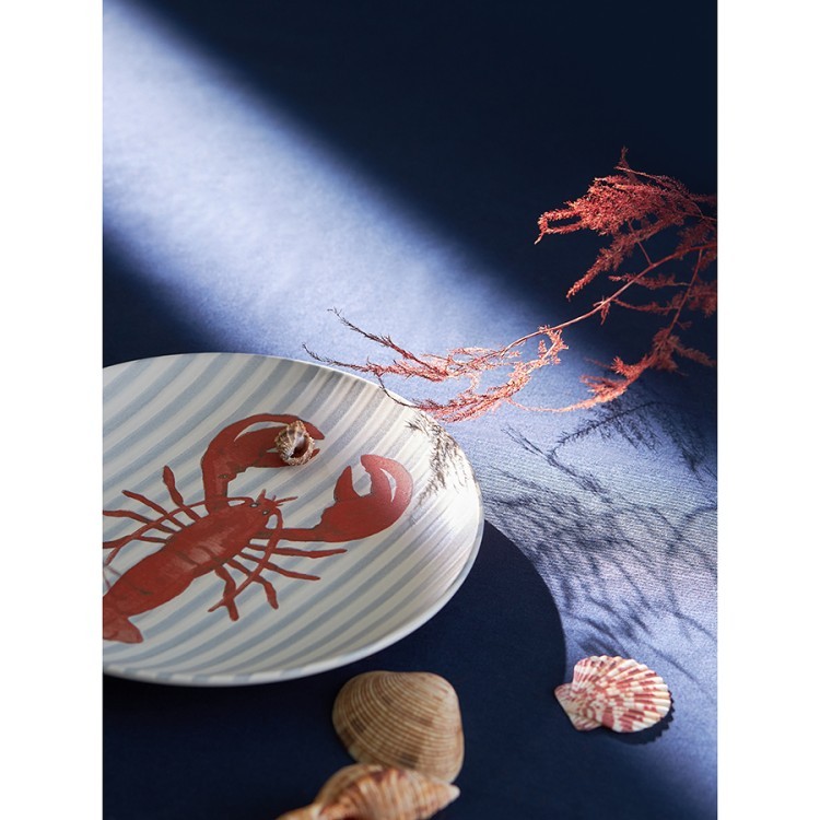 Набор из четырех тарелок aquarium из коллекции sea treasures, D21,5 см (78071)