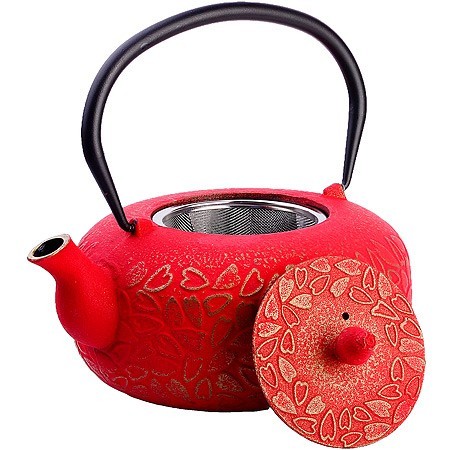 Чайник заварочный с крышкой с фильтром 1,17л 3пр чугун Mayer&Boch (40526)