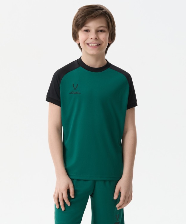 Футболка игровая JÖGEL CAMP Reglan Jersey, темно-зеленый, детский (2121013)